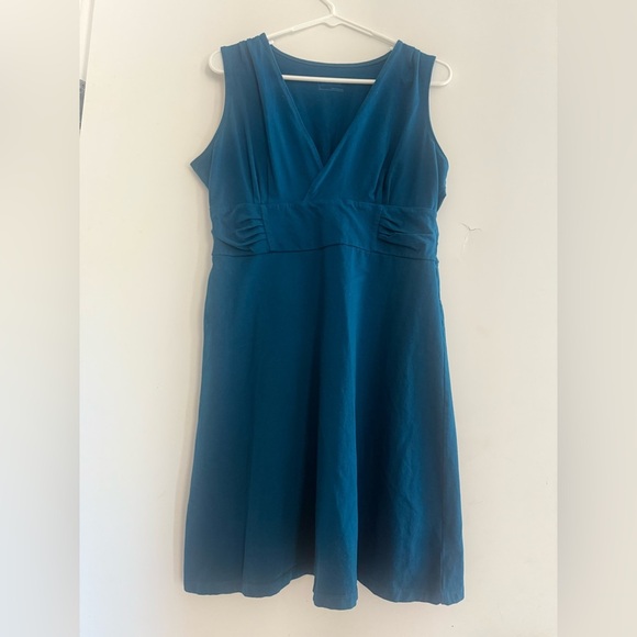 Patagonia Margot Fit N Flare Empire Cut Dress Size L - Picture 1 of 4